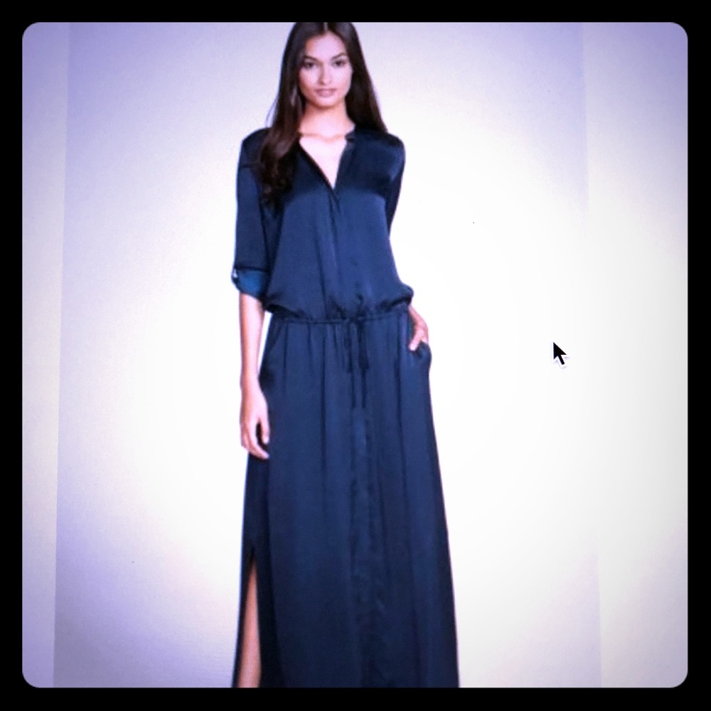 Vince silk maxi dress
